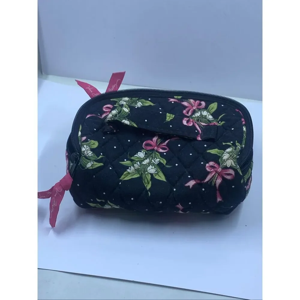 Vera Bradley New Hope Jewelry Case Travel Organizer Retired Pink Ribbon Vintage
